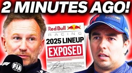 HUGE TENSION at Red Bull Over SHOCKING 2025 SEAT DECISION!