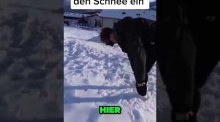 Hugo taucht in Schnee. Es geht allen gut. Content von @LetsHugo #twitch #memes #funny