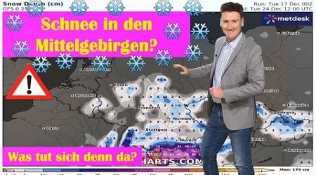 Da geht vielleicht noch was- Wettermodelle geben in Sachen Schnee noch nicht ganz auf. Weihnachten!