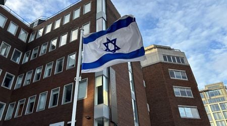 Israeli embassy removes flag at Dublin site ahead of closure