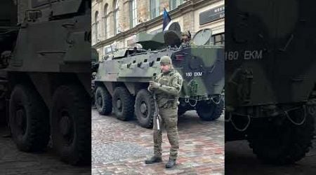 NATO soldiers in Tallinn. Estonia 2024. Independence Day. #nato #soldiers #army #military #eesti