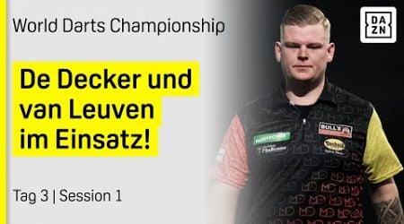 De Decker gefordert! Was macht van Leuven?: Tag 3 - Session 1 | Darts WM 2025 | DAZN