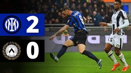 INTER 2-0 UDINESE LIVE | ITALIAN CUP FOOTBALL MATCH IN DIRETTA | TELECRONACA