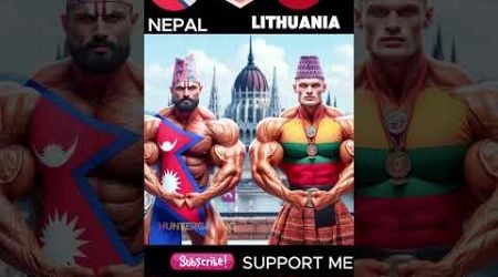 Nepali bodybuilder vs Lithuania bodybuilder #nepal #malaysia #bodybuilding #Netherlands #Lithuania