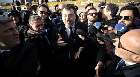 Proud of defending country says Salvini entering court