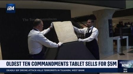 Oldest Ten Commandments tablet sells for $5 million