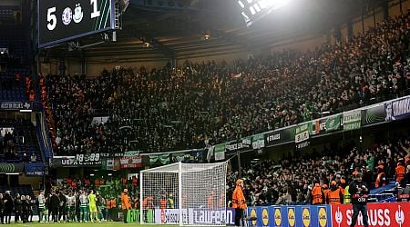 Pub staff struggled to keep up with giddy Shamrock Rovers fans who enjoyed every moment of Chelsea trip