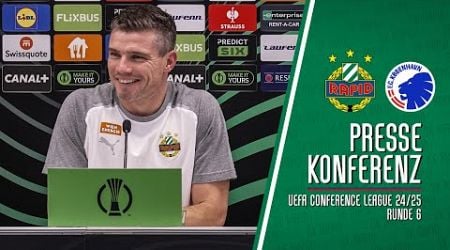 Pressekonferenz nach dem Spiel gegen Kopenhagen