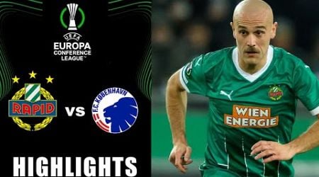 SK Rapid Wien - FC Kopenhagen 3-0 Hightlights | UEFA Conference League 2024/2025