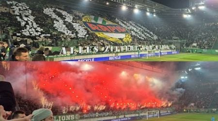 Stimmungshighlights: Rapid Wien vs. FC Kopenhagen | Choreo, Pyroshow &amp; UECL-Achtelfinaleinzug