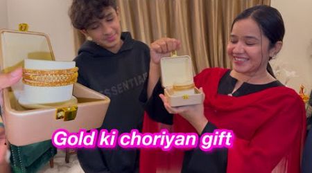 Gold ki choriyan kisny gift ki | Sitara yaseen vlog