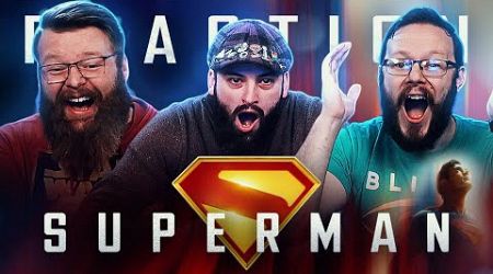 Superman | Official Teaser Trailer REACTION!!