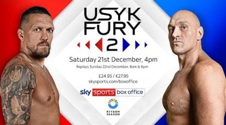 OLEKSANDR USYK vs. TYSON FURY II - PREVIEW and PREDICTION.