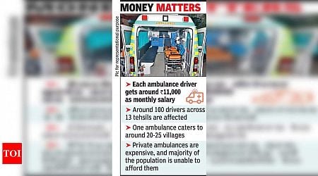 Rural ambulance drivers under financial distress