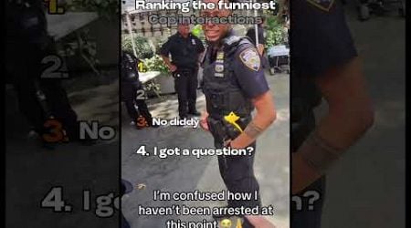 Ranking the funniest cop interactions #cops #usa #unitedkingdom