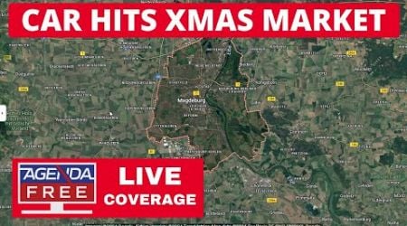 Car Drives into Crowd at Christmas Market in Magdeburg, Germany - LIVE Breaking News Coverage