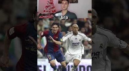 MESSI L-A PUS PE JOS PE ROBERTO CARLOS #footballer #romania #messi #futebol #soccer #ronaldo #cr7