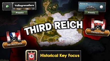 I Played 100% HISTORICAL Germany in WW2