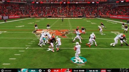 Madden NFL 25 - Miami Dolphins vs Cleveland Browns - Gameplay (PS5 UHD) [4K60FPS]