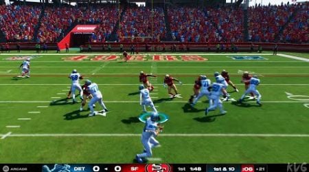 Madden NFL 25 - Detroit Lions vs San Francisco 49ers - Gameplay (PS5 UHD) [4K60FPS]