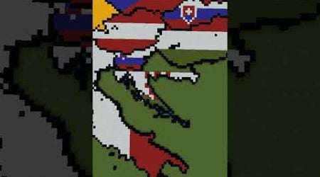 Medium Scale Balkans (part 1) #slovenia #croatia #bosnia #minecraft #maps #flags