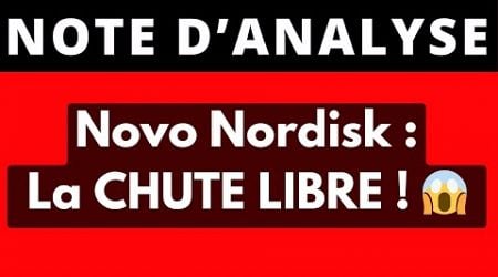 Novo Nordisk : La CHUTE LIBRE ! (Et Eli Lilly se frotte les mains...)