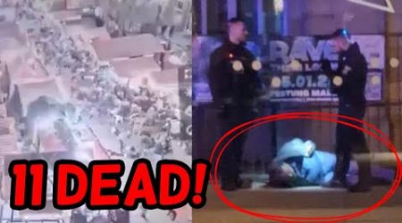 Live.Terror ATTACK? 11 DEAD. Car PLOWS Crowd. German Christmas Market. Magdeburg, Germany.