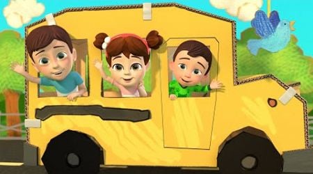 Wheels On The Bus | Let&#39;s Dance Song +More Songs For Kids | Newborn Nursery Rhymes