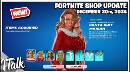 *NEW* MARIAH CAREY IS IN FORTNITE! Fortnite Item Shop [December 20th, 2024] (Fortnite Chapter 6)