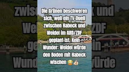 Weidel gegen Habeck #shorts #shortsfeed #shortvideo #afd #politik #deutsch #foryou #habeck #weidel