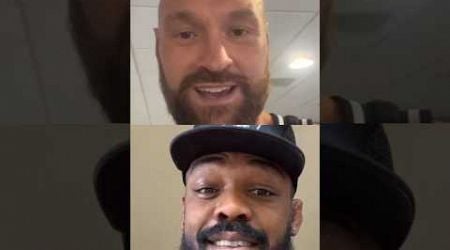 Jon Jones reacts to Tyson Fury calling him out