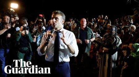 Macron swears while addressing islanders on cyclone-hit Mayotte