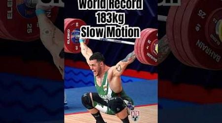 183kg / 403lbs Snatch World Record Karlos Nasar (89kg Bulgaria) 2024 World Weightlifting Champs