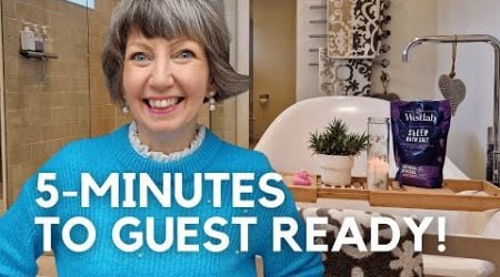 5-MINUTE CHRISTMAS RESET | Speed Cleaning Motivation &amp; Festive Self-Care Tips