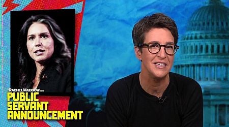 Rachel Maddow on Tulsi Gabbard: Six Things About Trump's Pick for Director of National Intelligence