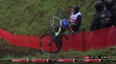 UCI Cyclo-Cross World Cup 2024 - First World Cup victory for Niels Vandeputte at Hulst, many crash