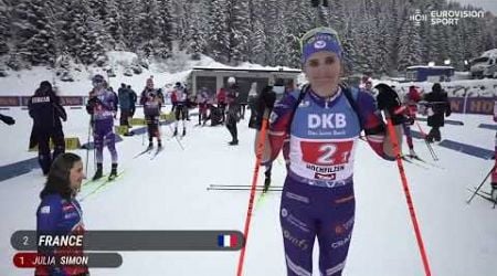 Biathlon World Cup 24-25, Race 15, Relay Women, Hochfilzen, Austria