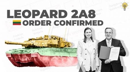 Leopard 2 Deal Confirmed: Lithuania&#39;s Defense Minister Signs Agreement In Berlin