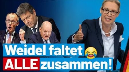 Keine Gnade: Alice Weidel rechnet in Debatte zur Vertrauensfrage knallhart mit den Altparteien ab!