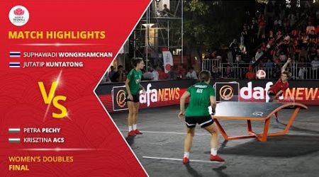 World Teqball Championships 2024 | Women&#39;s Doubles, Final I Thailand vs Hungary I Match Highlights