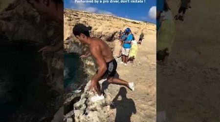 CRAZY RUNNING DODS 11 M. + GAP IN MALTA BY @marius__enzo #cliffdiving #acrobatics #dods #extreme