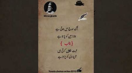 #mirzaghalib #urdupoetry #poetry #urdu #quotes #viralvideo #viewsproblem