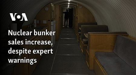 Nuclear bunker sales increase, despite expert warnings