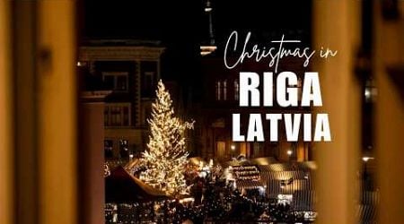 Christmas Markets in Riga, Latvia || European Christmas Market Tour 2024 Part 6