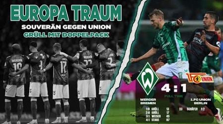 Werder weiterhin auf Europa Kurs ! Bremen gewinnt hochverdient 4:1 gegen Union Berlin