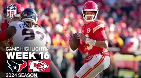 Houston Texans vs. Kansas City Chiefs | 2024 Week 16 Game Highlights