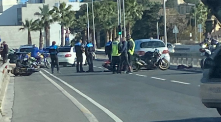  Two motorcycle drivers hospitalised after collision near Kennedy Grove 