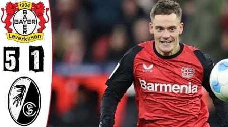 Bayer Leverkusen - SC Freiburg 5-1 Hightlights | Bundesliga - 2024/2025