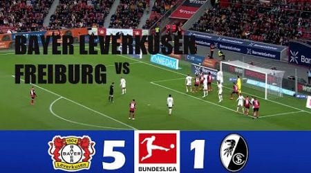 Bayer Leverkusen vs Freiburg 5-1 | 2024 Bundesliga | Match Highlights