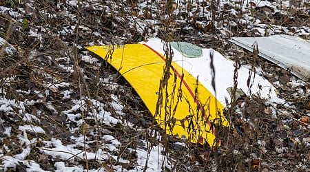 DHL cargo plane crashes and skids into a house in Lithuania, killing Spanish crew member